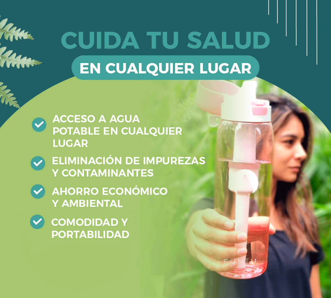 Termo Purificador de agua ROSADO