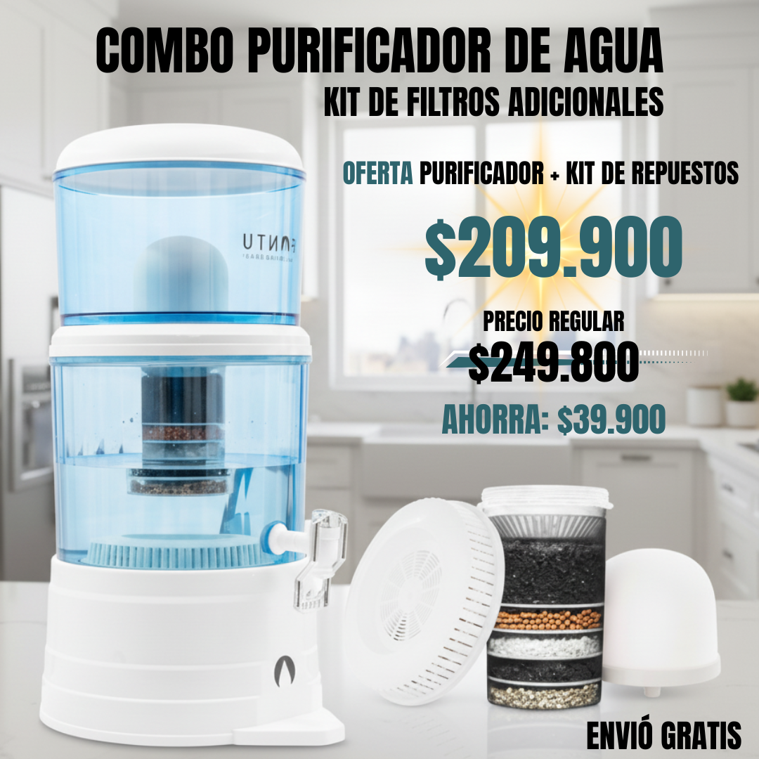 COMBO purificador+kit de filtros
